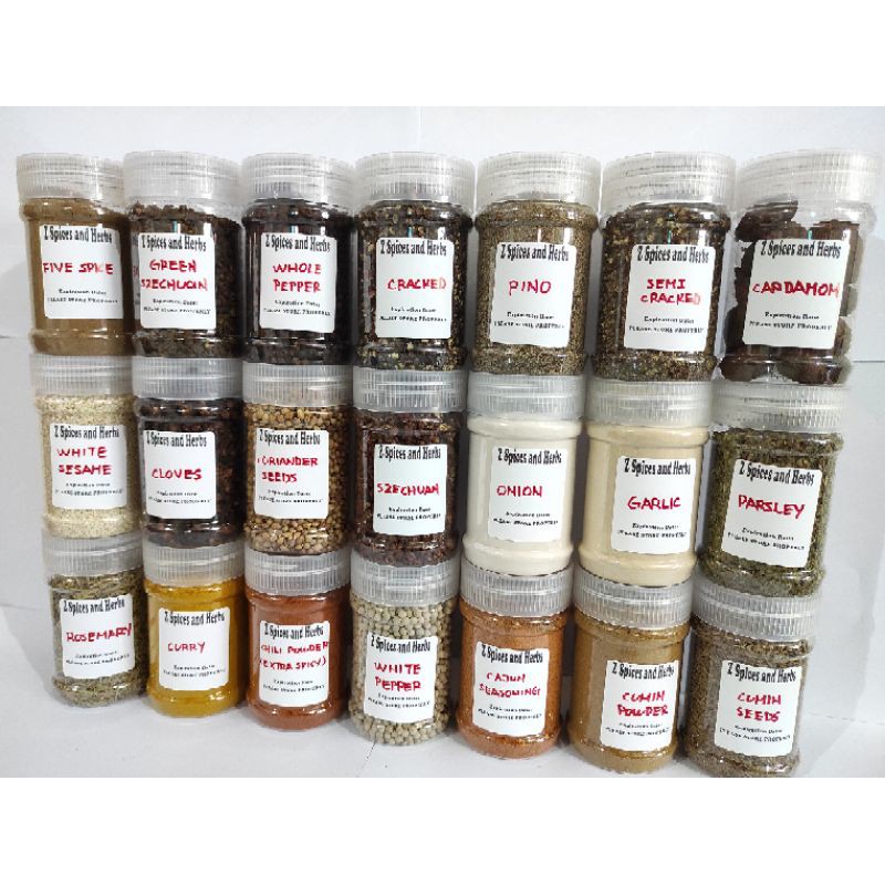 Spice Jar (spices & herbs) Shopee Philippines