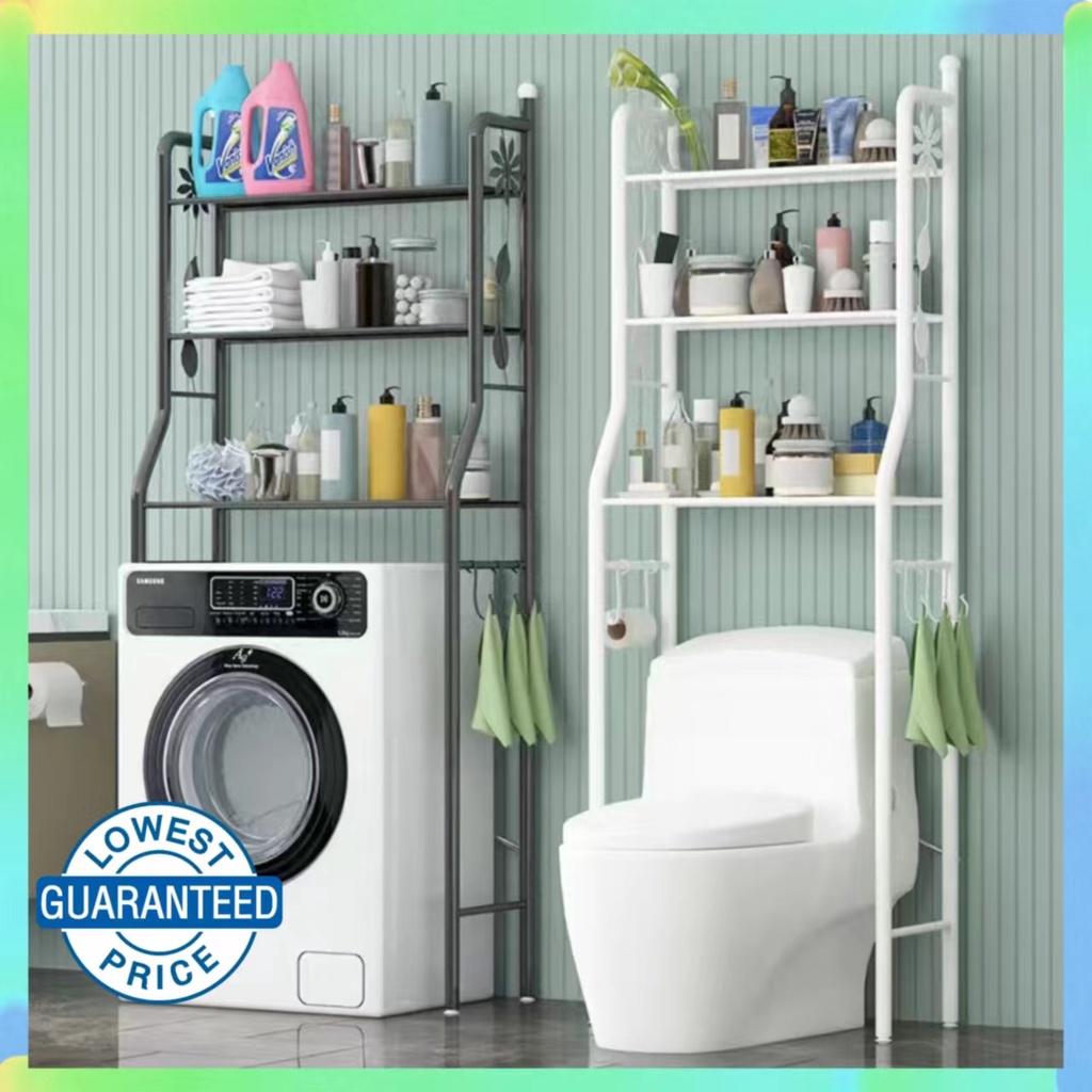 Toilet Bathroom Toilet Rack Floor Restroom PunchFree Washing Machine