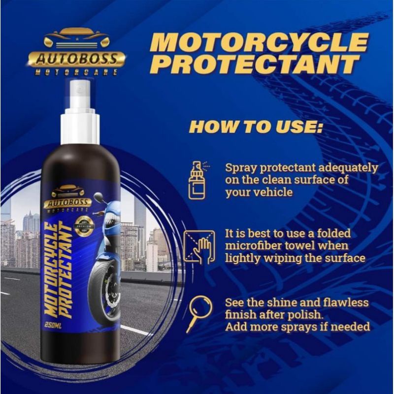 AUTO BOSS MOTOR SHAMPOO & PROTECTANT Shopee Philippines