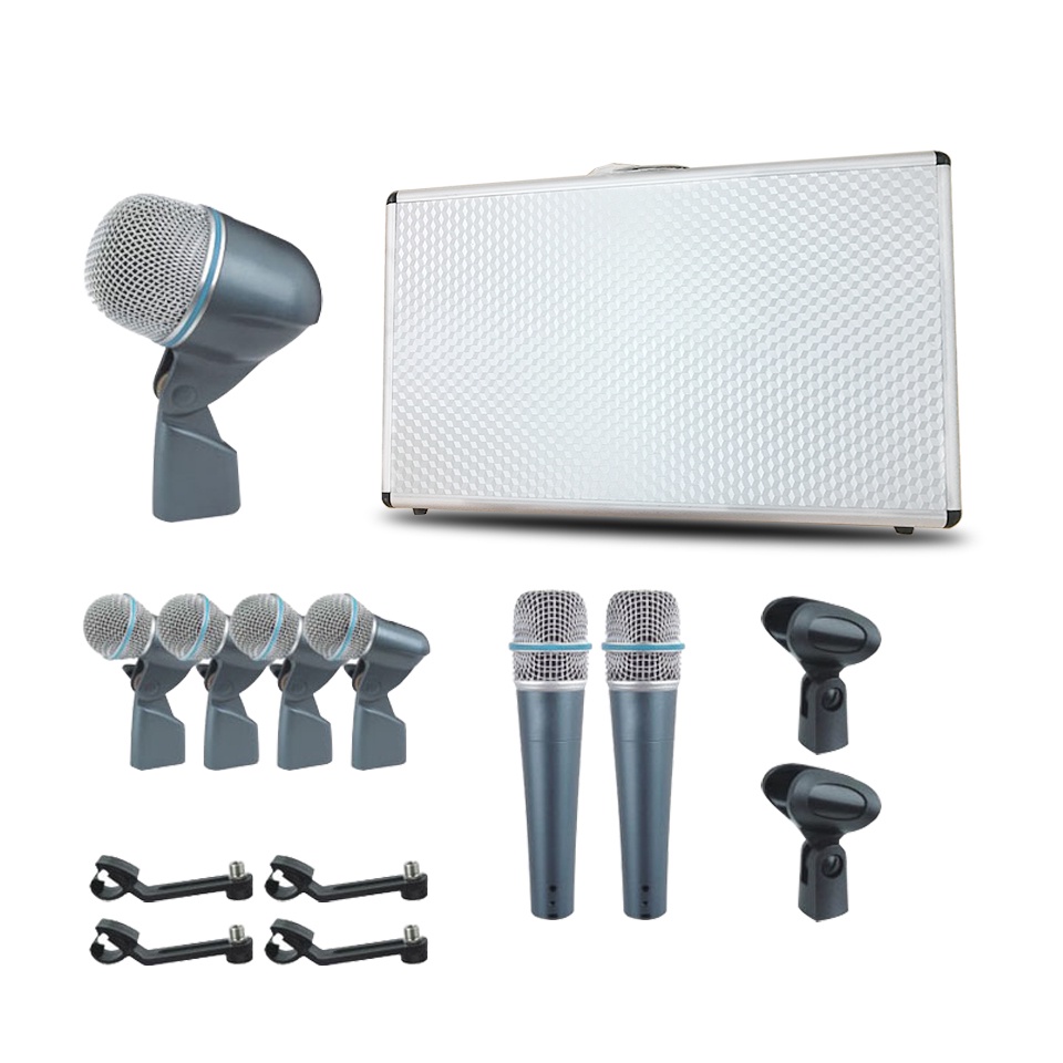 NTBD DMK007B High Quality Professional Drum Microphone Kit Instrument