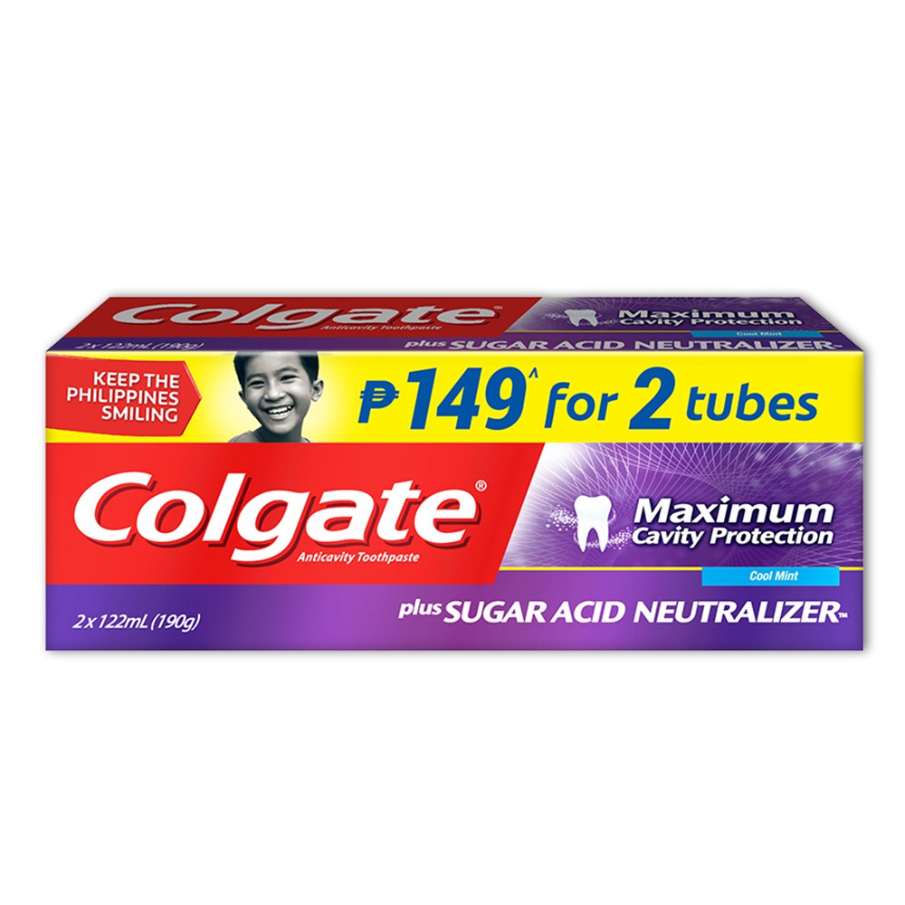 Colgate Maximum Cavity Protection plus Sugar Acid Neutralizer Anti