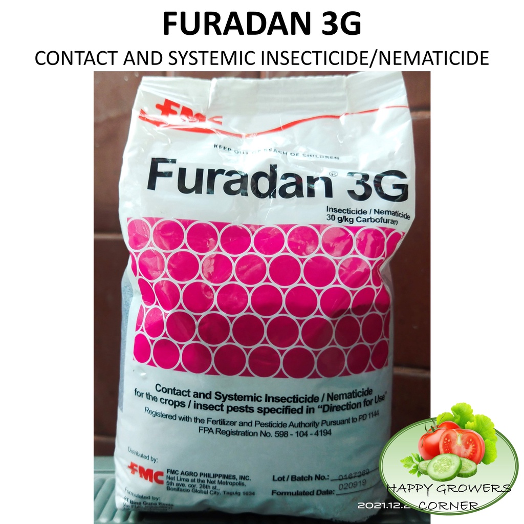 Furadan 3G Broad Spectrum Systemic Insecticide & Nematicide (50 Grams