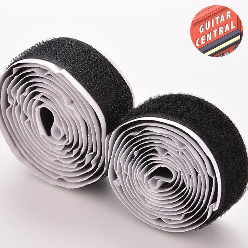 🇵🇭[GUITAR CENTRAL] 3 ft. Self Adhesive Velcro Hook and Loop Tape for guitar effects pedals