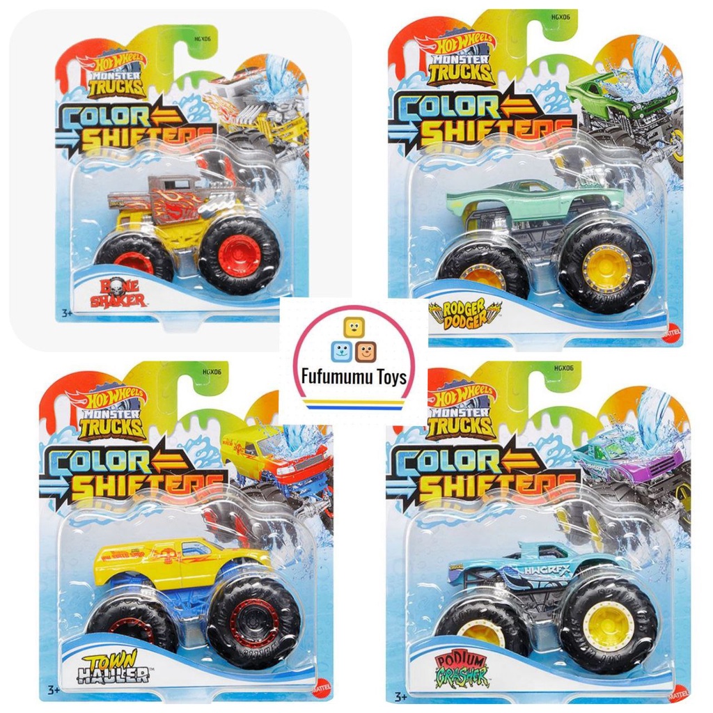 Hot Wheels Monster Trucks Color Shifters Original Mattel HGX06 Shopee