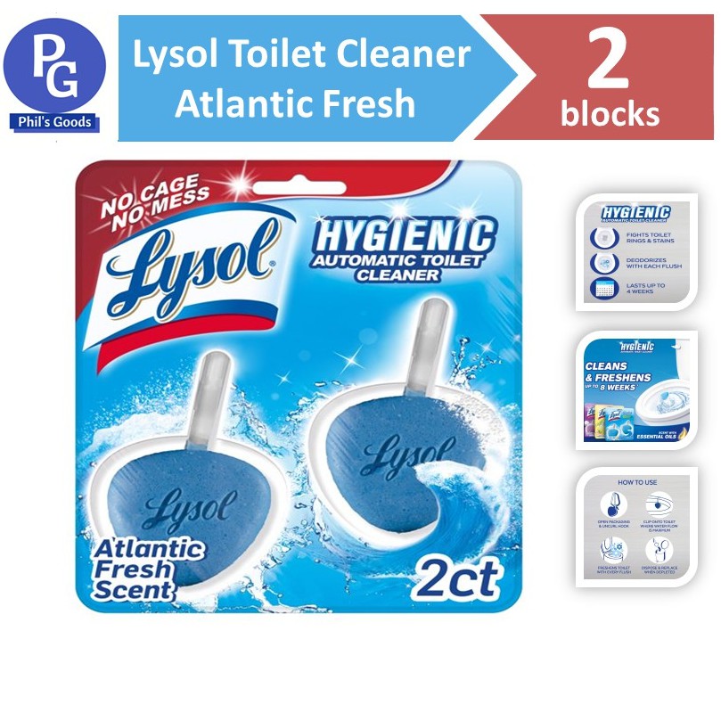 Lysol Hygienic Automatic Toilet Cleaner Atlantic Fresh Scent Shopee