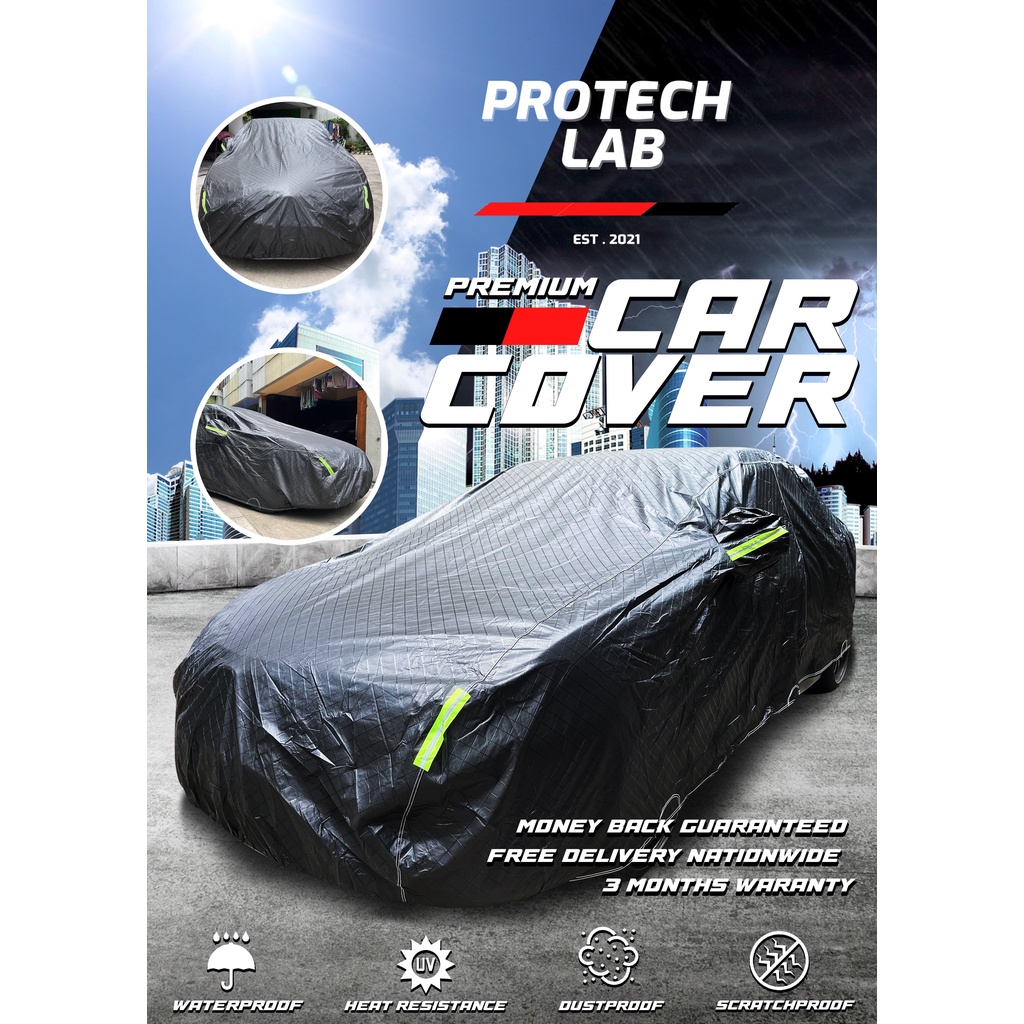 Protech Lab Crystal Black Car Cover Shopee Philippines