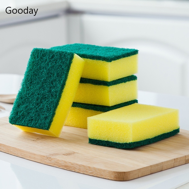 Multi purpose Sponge Scourer Cleaning Scrub Kitchen Dish Rag Wash
