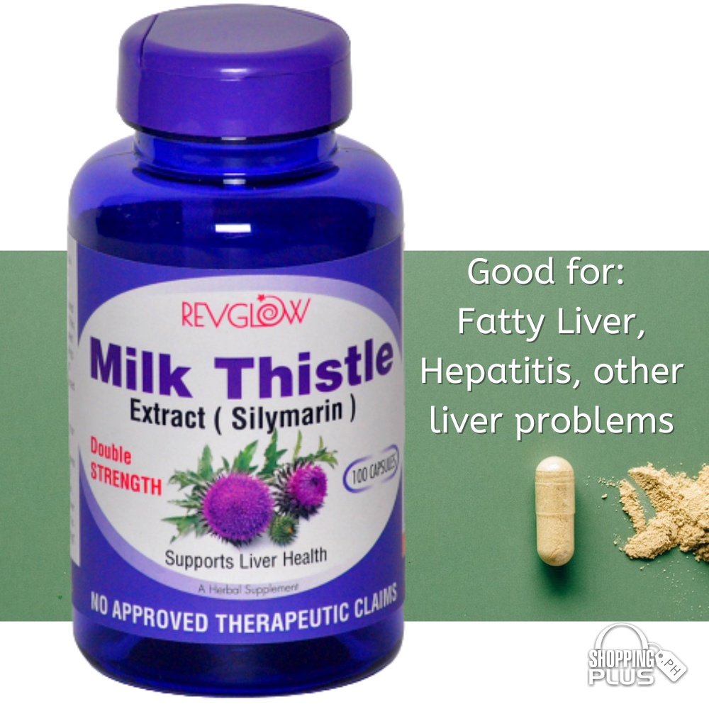 Milk Thistle Extract Silymarin Double Strength 100 caps. Fatty Liver