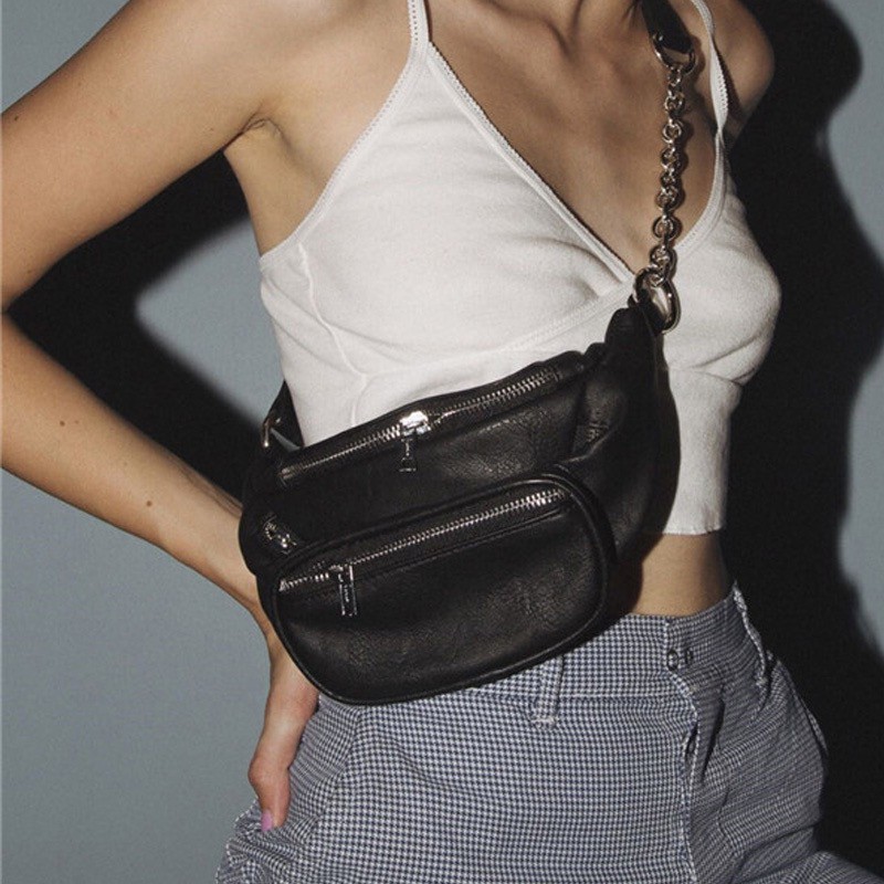 2020 New fashion Chain belt bag ins waist bag underarm bag American