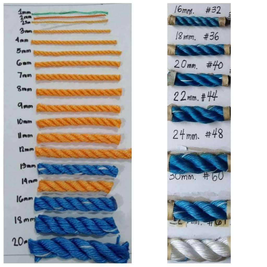 Nylon Rope Samples any sizes available | Shopee Philippines