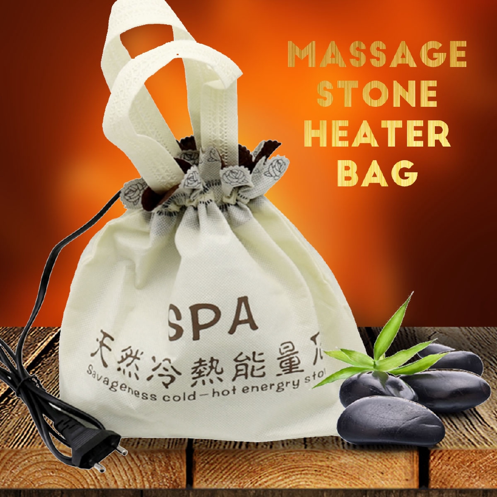 220V Electric Stone Heater Bag Massage Heating Bag For Hot Shopee