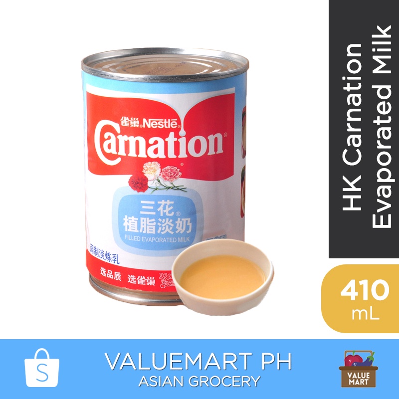 Hong Kong Nestle Carnation Evaporated Milk 410 ml Shopee Philippines
