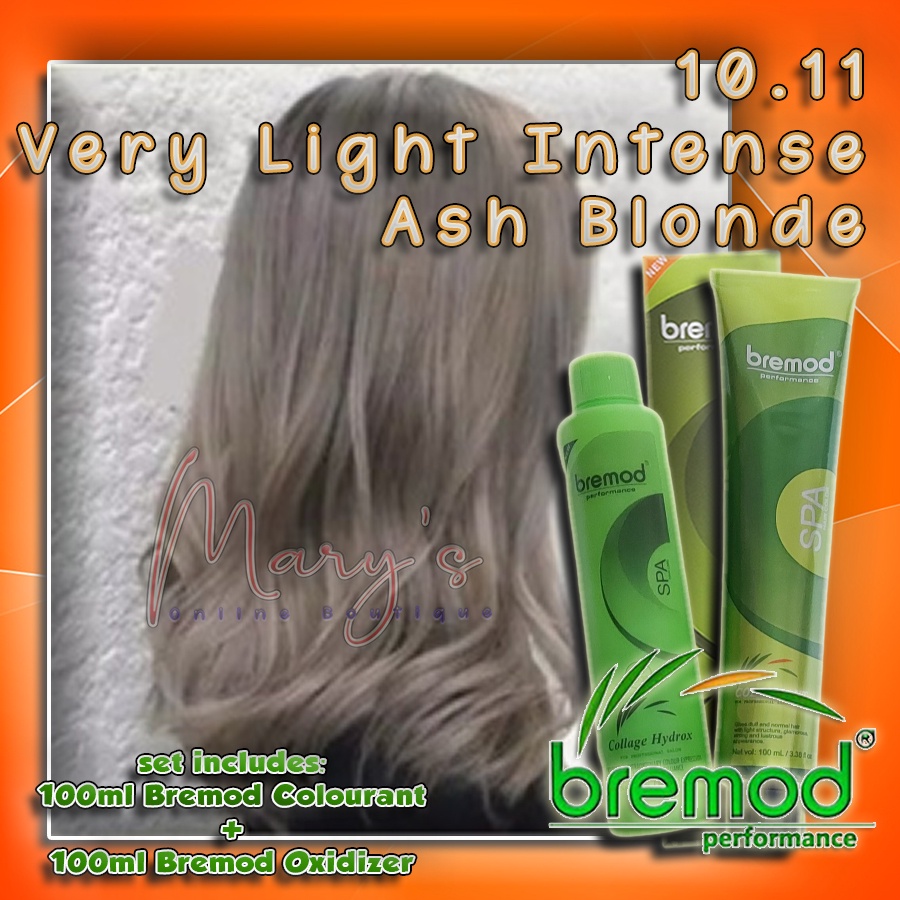 Bremod Very Light Intense Ash Blonde Performance Hair Color My XXX