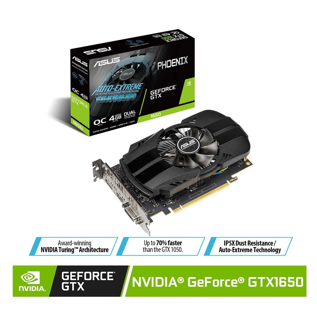 Asus Phoenix GeForce® GTX 1650 OC edition 4GB Graphic Card