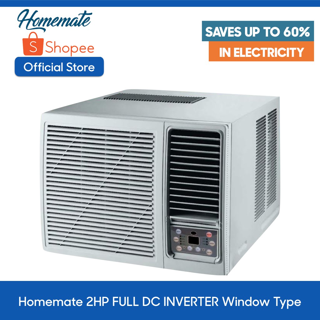 HOMEMATE 2HP ECOINVERTER Window Type Air Conditioner With Dehumidifier