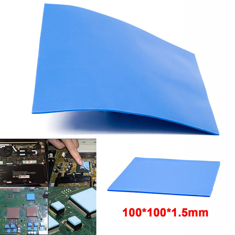 Thermal Pad Thick GPU Replace Replacement 100*100*1.5mm Conductive