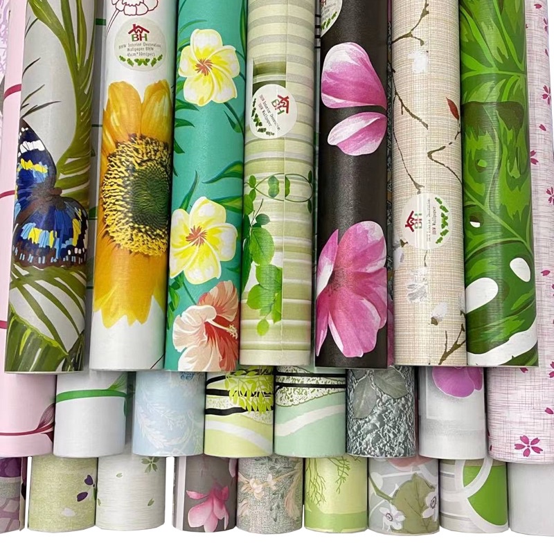 BHW Wallpaper Self Adhesive PVC Waterproof Wallpaper Fabric Safety Home