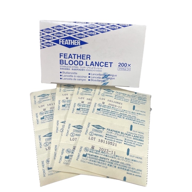 feather blood lancet per pc Shopee Philippines