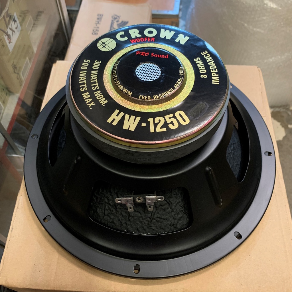 Crown HW-1250 12 inches Woofer Speaker 500watts 8ohms 12" Woofer