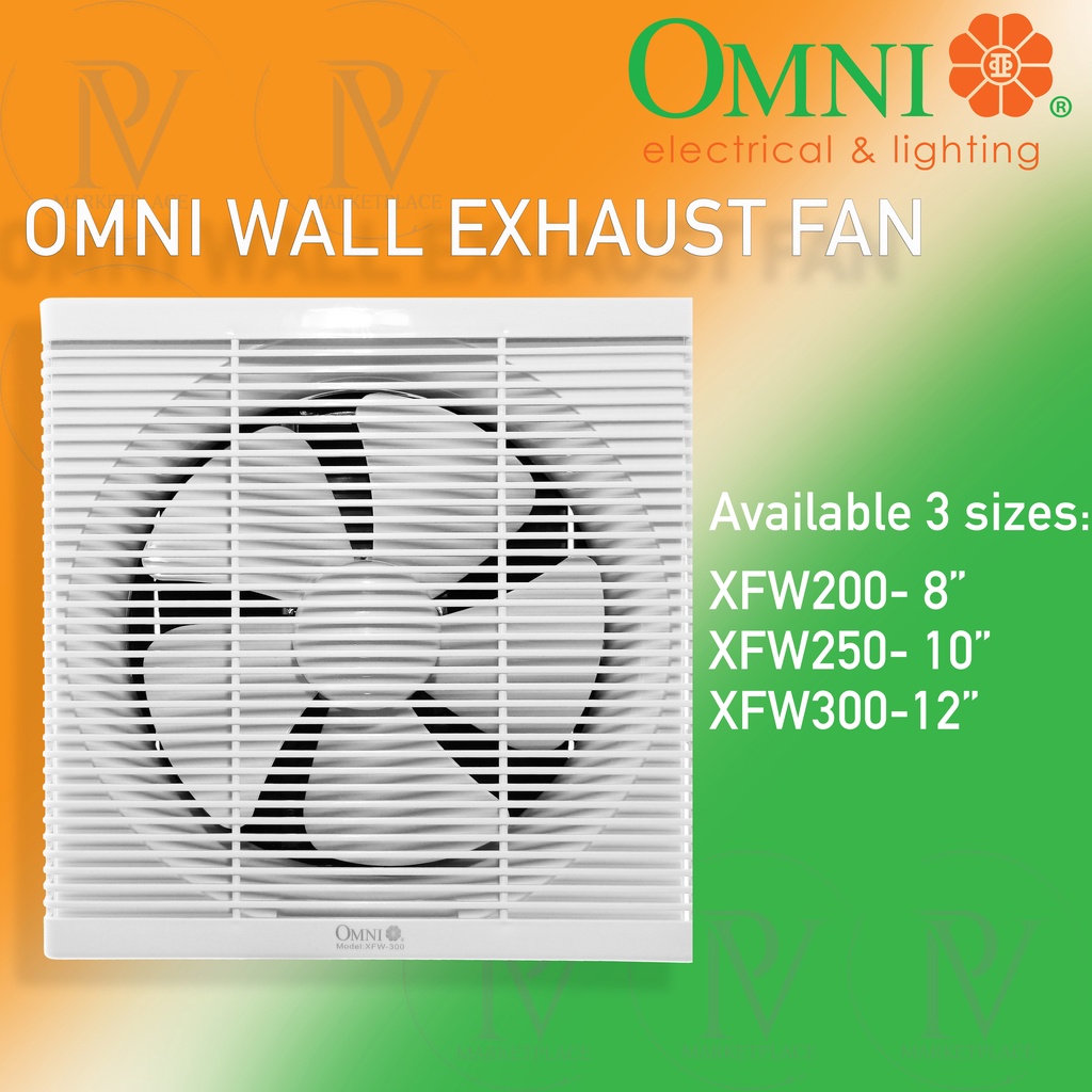 OMNI WALL Exhaust Fan 8,10,12 Inches Shopee Philippines