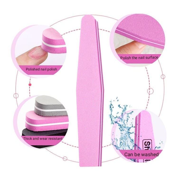 Sunshine Nail File Sponge Diamond Nail Buffer Sponge Sticks For Nail