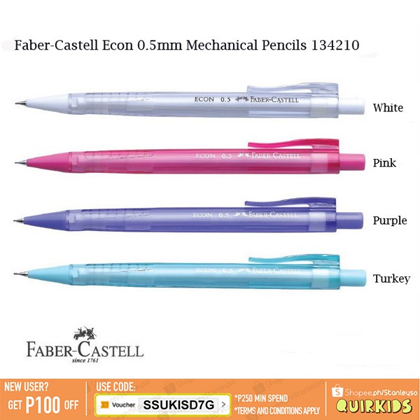 Faber Castell Econ Mechanical Pencil 1342 0.5mm Shopee Philippines
