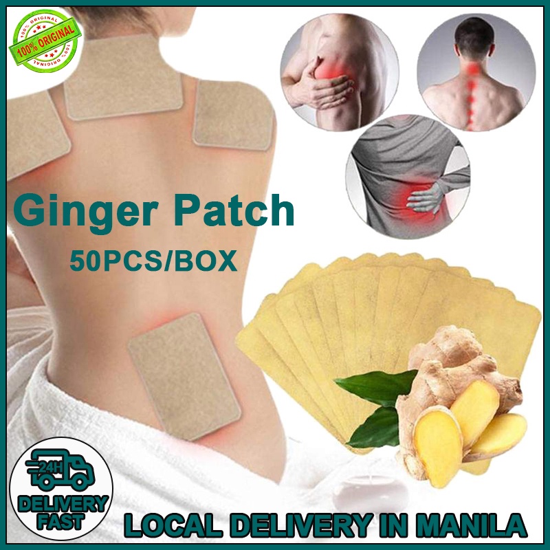 50PCS Herbal Ginger Patch Health Care for Promote Blood Circulation and Knee Neck Back Pain