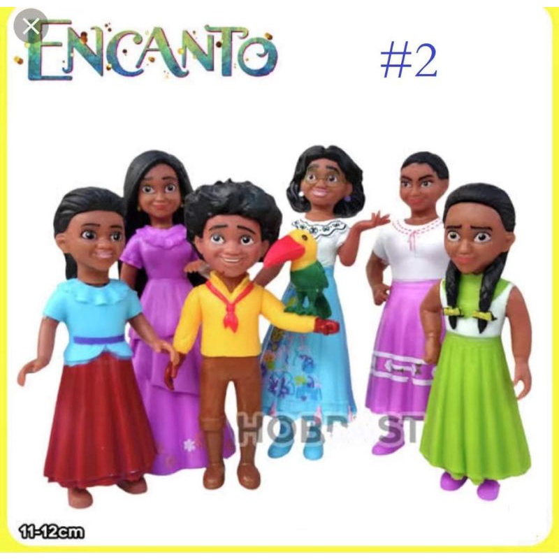 shop DISNEY ENCANTO Toy Figure Cake Topper 6Pc. Set Shopee Philippines
