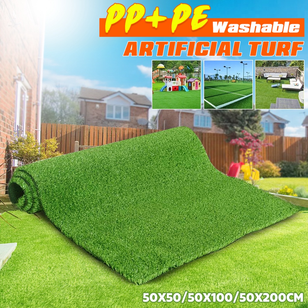Homelifes Synthetic Grass Mat Artificial Door Carpet Landscape Fake