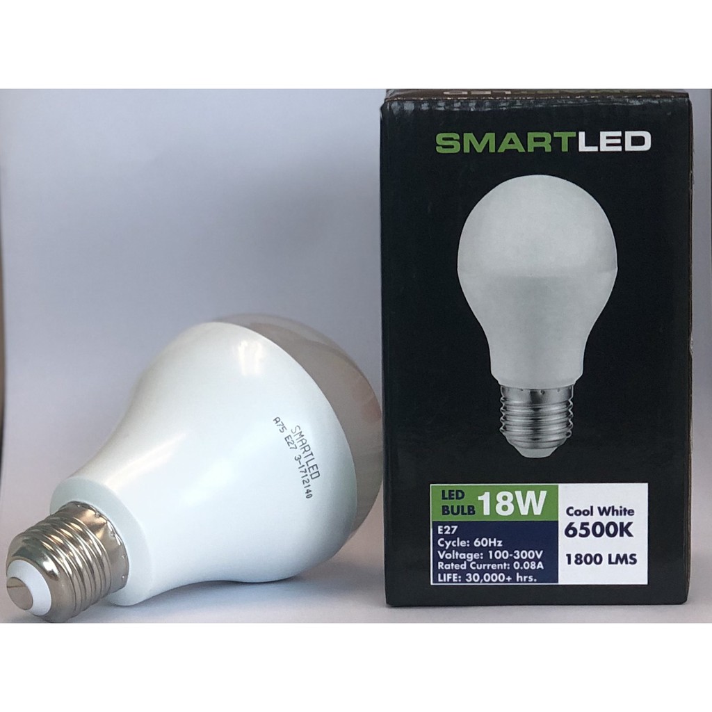 18 watts LED Bulb E27 socket (Cool White) Shopee Philippines