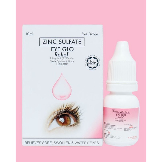 ZINC SULFATE(EYE GLO) Shopee Philippines