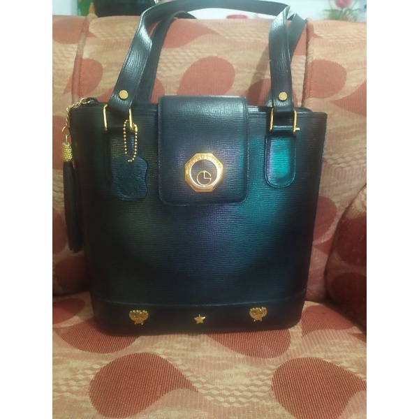 Gold lion long handle bag(preloved) Shopee Philippines