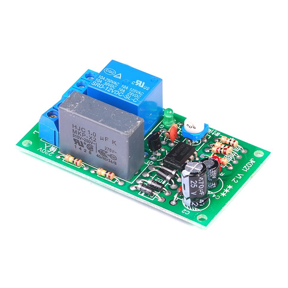 220V relay board power on delay delay circuit module corridor switch