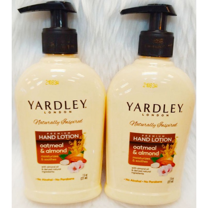 Yardley London Hand Lotion oatmeal & Almond Shopee Philippines