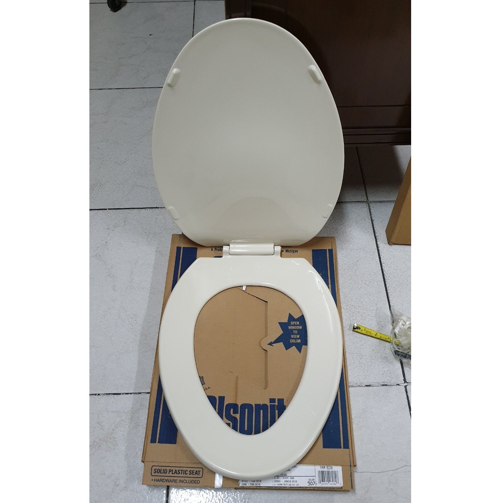 Extra Large Elongated Toilet Seat Covers USA Toilet Seat Cover Elongated. Size. 45cm x 35cm. MADE IN USA. Beige