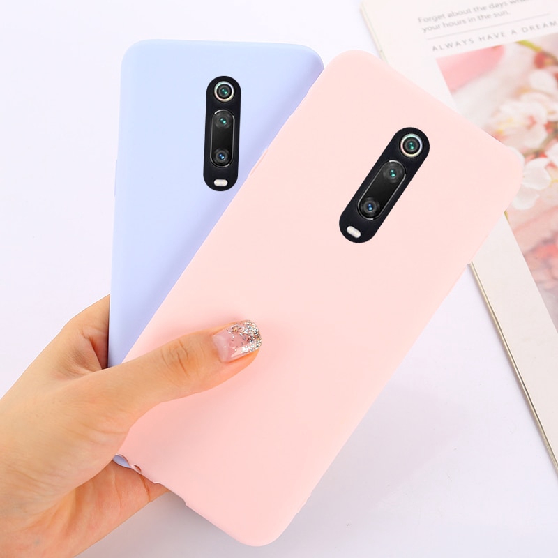 Phone Case Xiaomi Mi 9T Pro Fashion Candy Color High Quality Silicone