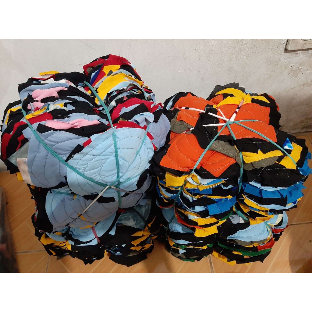 Round Rags Multi Purpose 100 PCS /BILOG NA BASAHAN(COLORED AND WHITE