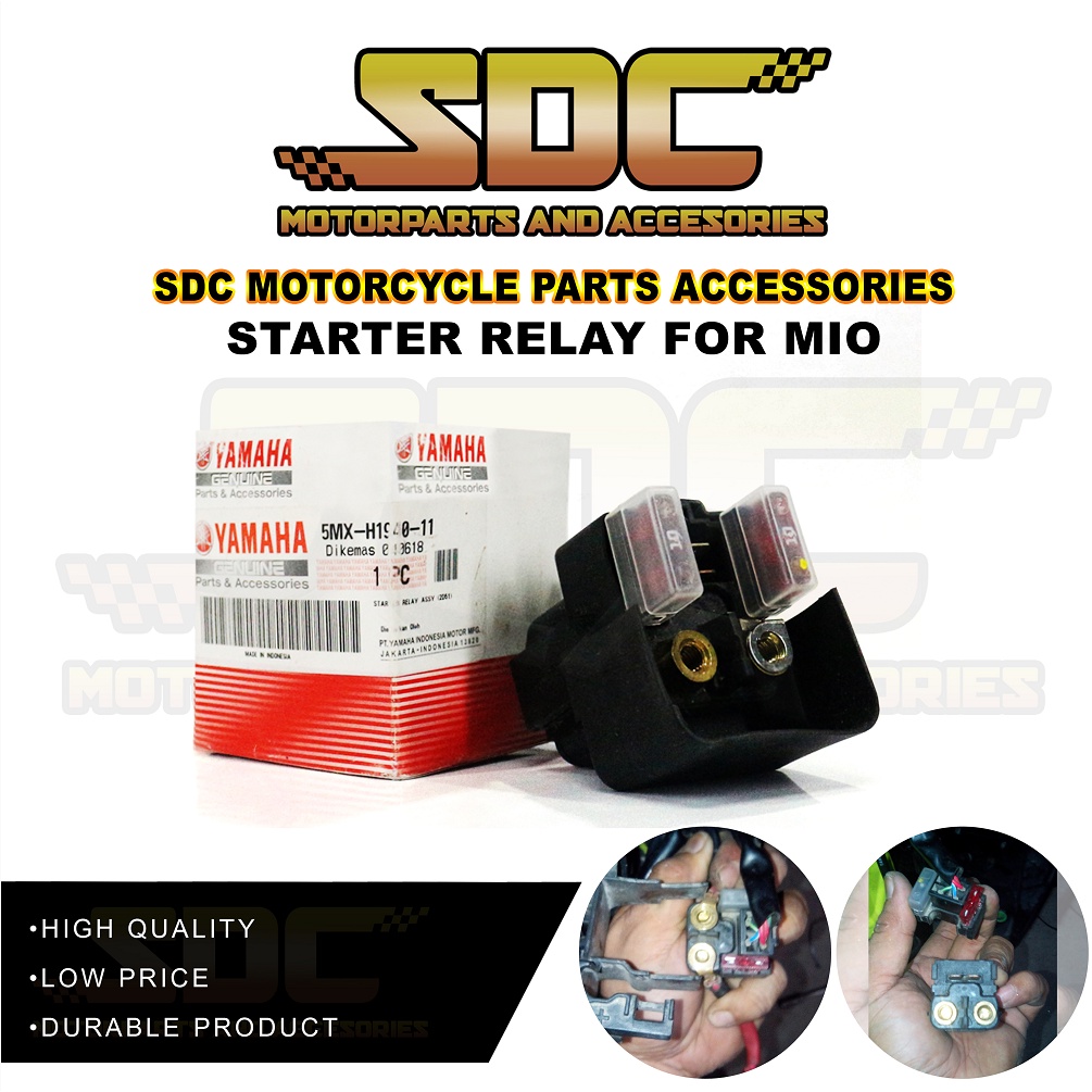 SDC YAMAHA STARTER RELAY ASSY FOR NMAX AND MIO SPORTY Shopee Philippines