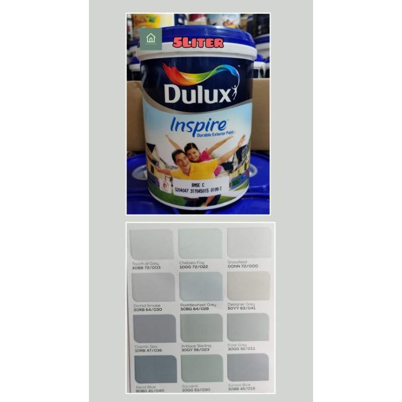 Dulux Inspire Exterior 5 Liter (Outer Paint) Shopee Philippines