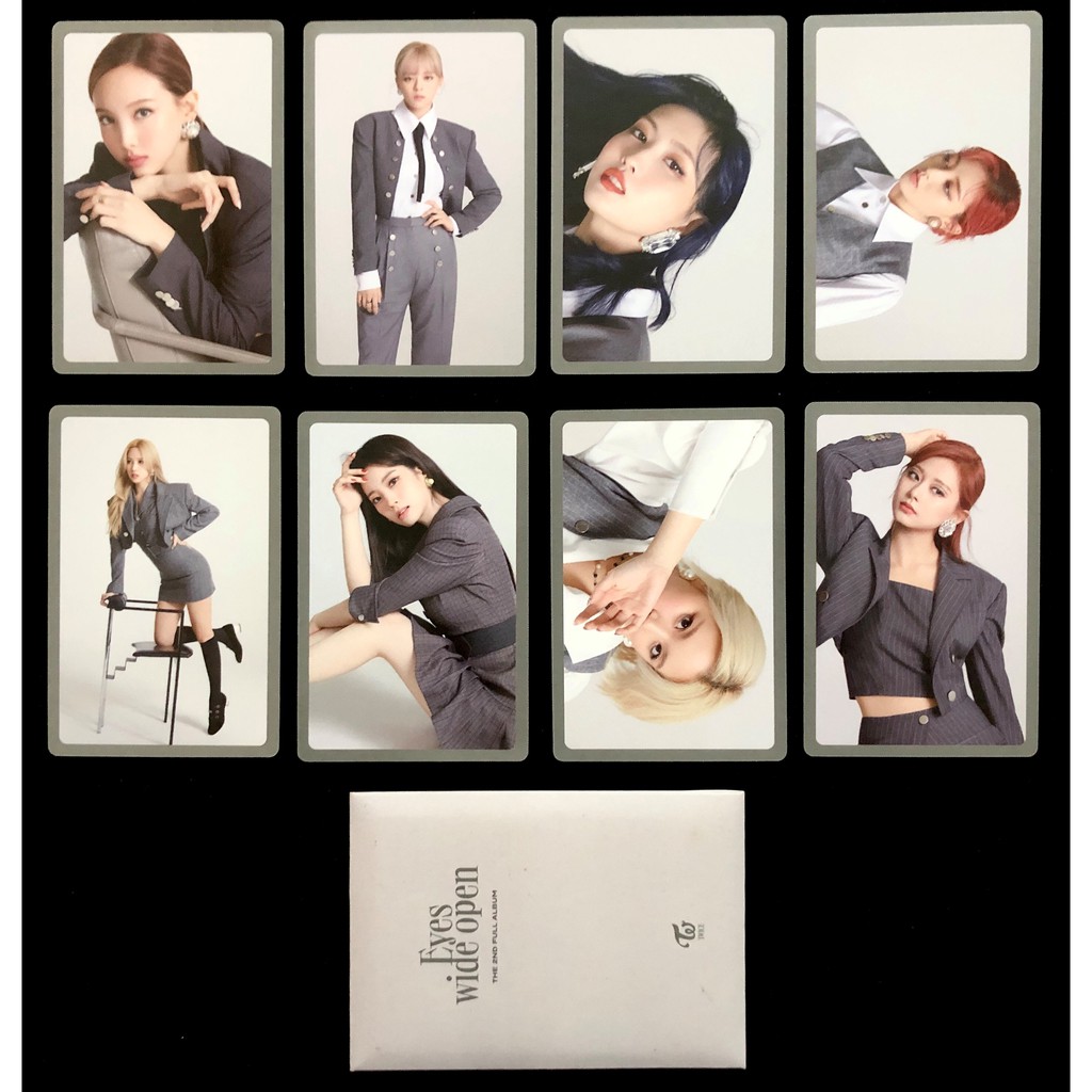 TWICE POB PHOTOCARDS EYES WIDE OPEN STYLE VER Shopee Philippines
