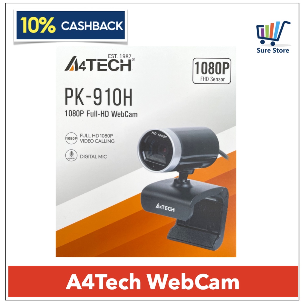 A4Tech PK910H 1080P FullHD Cam Shopee Philippines