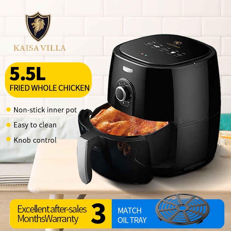 Kaisa Villa air fryer 5.5L 4L 4.5L 6.5L oil free electric air fryer