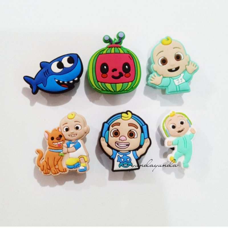 Shoe Charms Clogs Pins Accessory jibbitz Baby Jj Shark