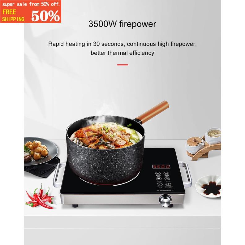Touch Induction Cooker Smart Infrared Ceramic Cooktop Electric Plate
