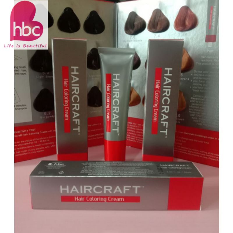 Hbc HairCraft /Hortaleza Hair Coloring Cream Reg 60ml Shopee Philippines