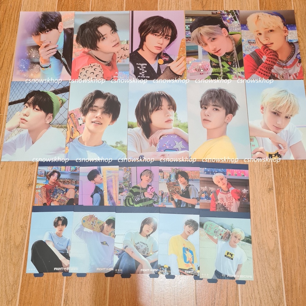TXT Fight or Escape FOE Official Postcards Cut out board Soobin