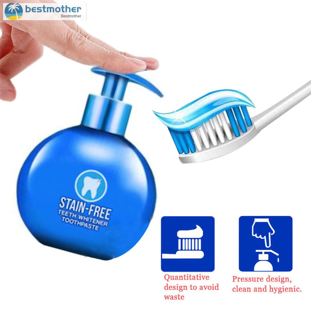 Baking Soda Toothpaste Whitening Stain Remover 220g Press Intensive Toothpaste for Brushing