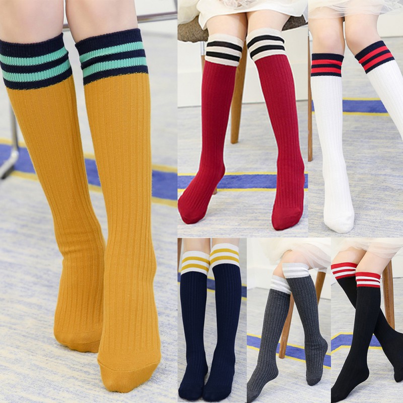 Kids Winter Warm Sports Long Sock Over Knee Baseball Socks Shopee Philippines