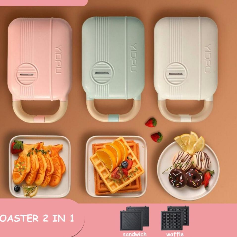 Yidpu Sandwich and Waffle Maker 5 in 1 Toaster Shopee Philippines