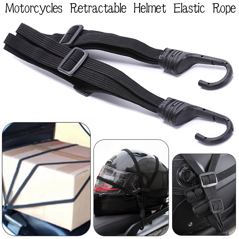 Motorcycles Strength Retractable Helmet Luggage Elastic Rope Strap with